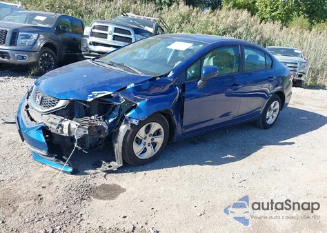 2015 Honda Civic Lx из США, поврежденный, VIN 19XFB2F52FE240783